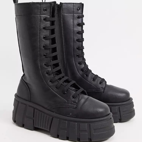 ASOS Shoes - ASOS chunky lace up boot - Never worn